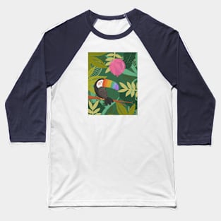 rainbow  Toucan Baseball T-Shirt